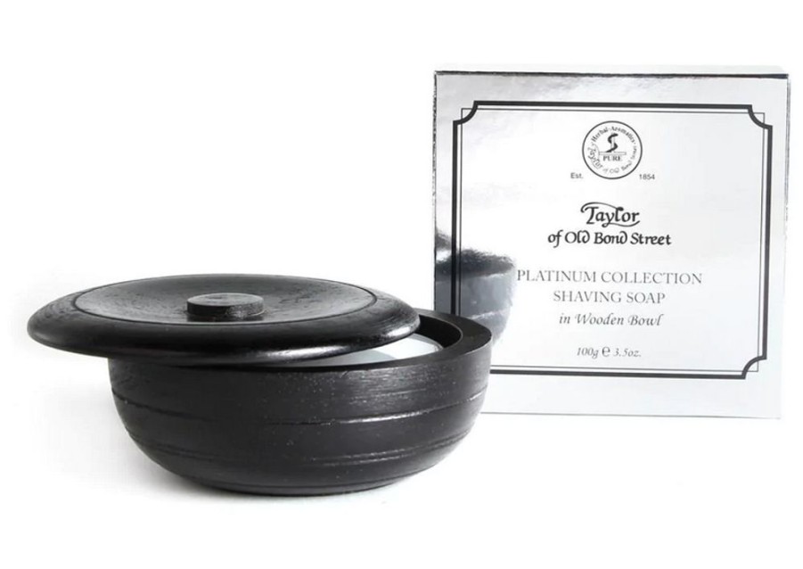 Bath & Body Taylor of Old Bond Street Shaving Soaps & Cream | Taylor Of Old Bond Platinum Collection Wooden Bowl And Shaving Soap