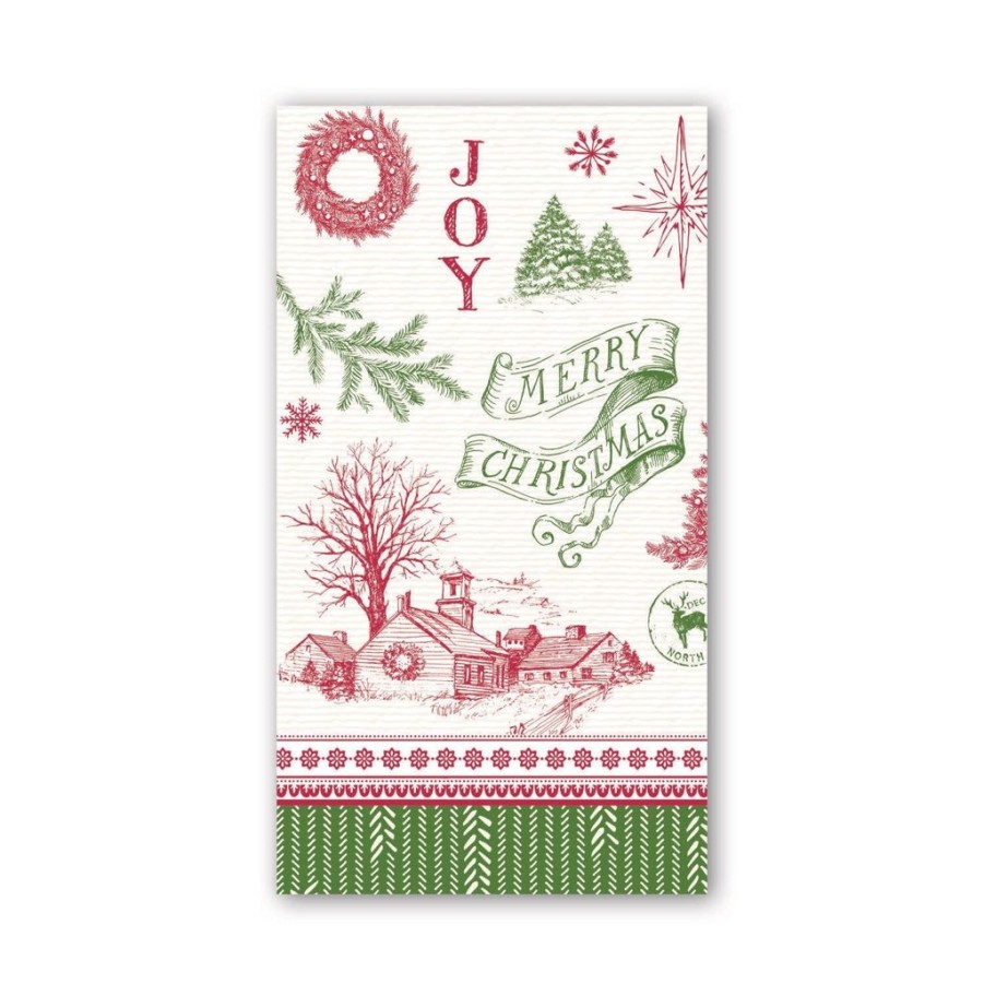 Tabletop Michel Design Works Holiday | Michel Design Works It'S Christmastime Hostess Napkins