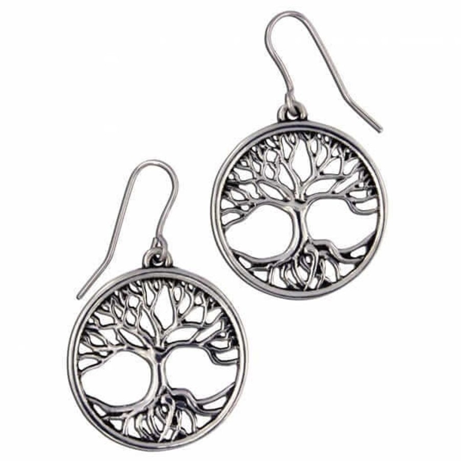 Wear St Justin Earrings | St. Justin Tree Of Life Small Drop Earrings