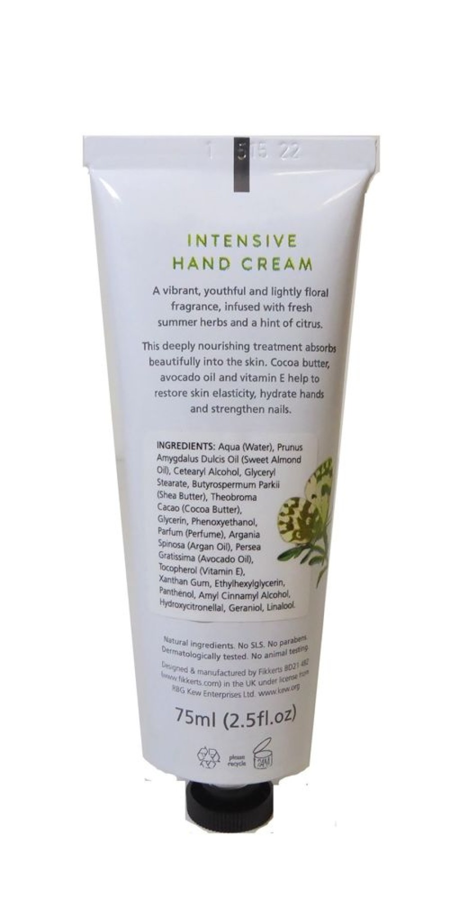 Bath & Body British Isles | Fikkerts Royal Botanic Gardens Herbis Intensive Hand Cream