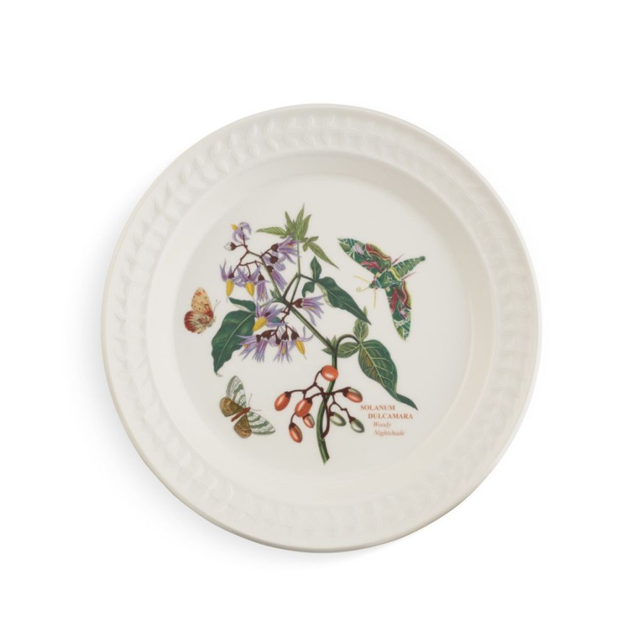 Tabletop Portmeirion Portmeirion | Portmeirion Botanic Garden Harmony Papillo Emerald 10.5" Dinner Plate