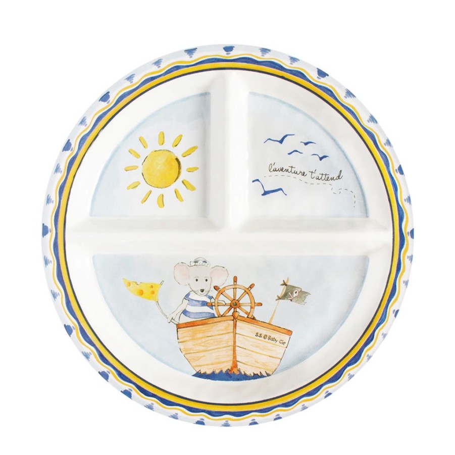 Children British Isles | Baby Cie Section Plate Adventure Awaits