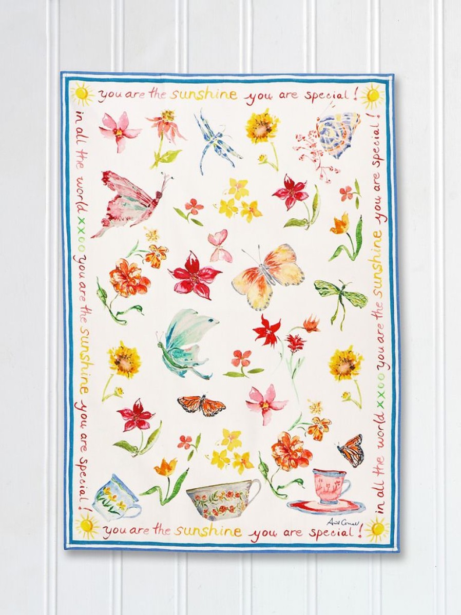 Tea Time April Cornell Tea Towels | April Cornell You Are Special Tea Towel