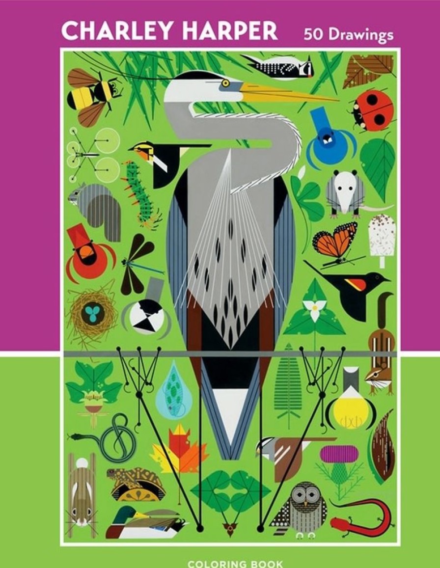 Children British Isles Activity Books | Charley Harper Coloring Book