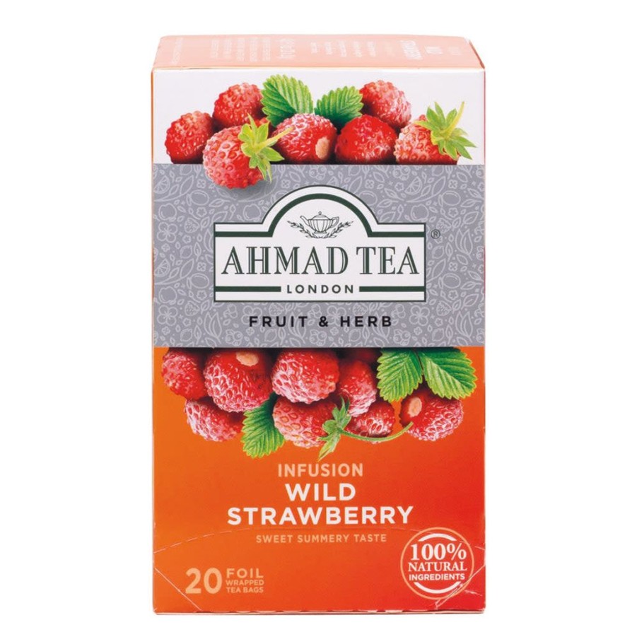 Tea Time Ahmad Tea Ahmad Tea | Ahmad Tea Wild Strawberry Infusion 20 Count