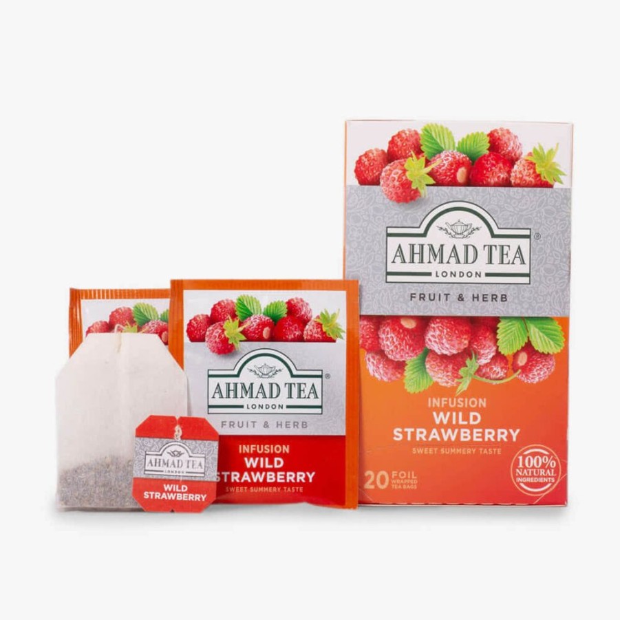 Tea Time Ahmad Tea Ahmad Tea | Ahmad Tea Wild Strawberry Infusion 20 Count