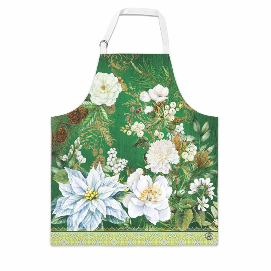 Wear Michel Design Works Holiday | Michel Design Works Winter Blooms Adult Chef Apron