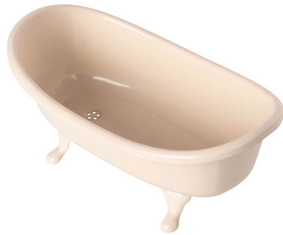 Children Maileg | Maileg Miniature Off-White Bathtub