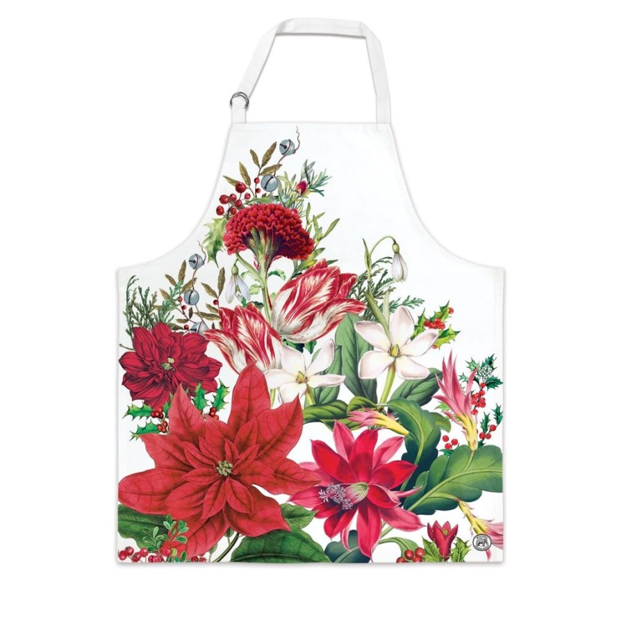 Wear Michel Design Works Holiday | Michel Design Works Christmas Bouquet Adult Chef Apron