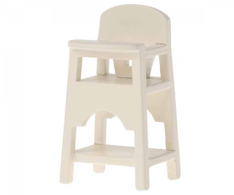 Children Maileg | Maileg High Chair, Mouse (Off White)