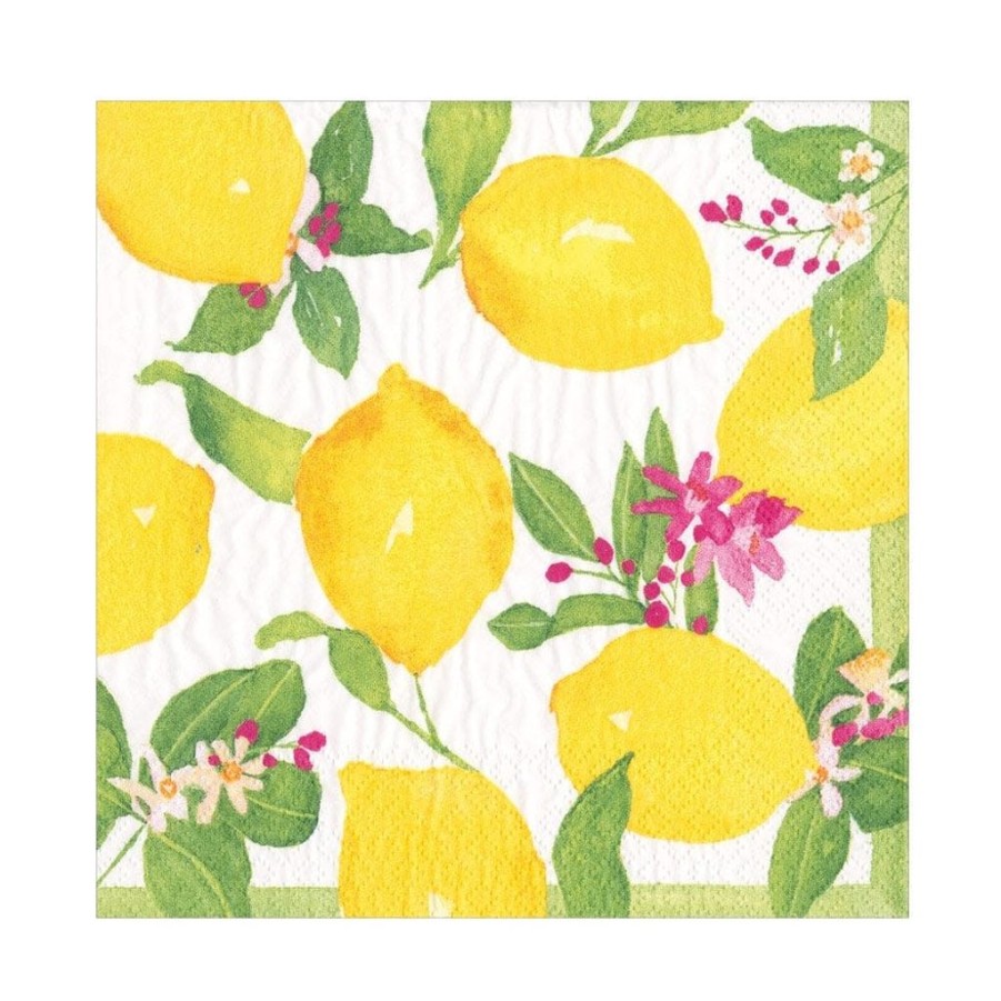 Tabletop British Isles | Caspari Limoncello Luncheon Napkin