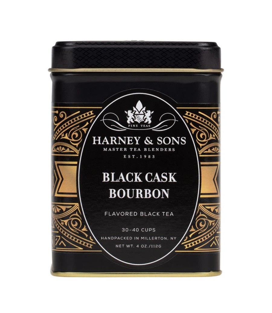 Tea Time Harney & Sons Harney & Sons | Harney & Sons Black Cask Bourbon 4Oz Loose Tin