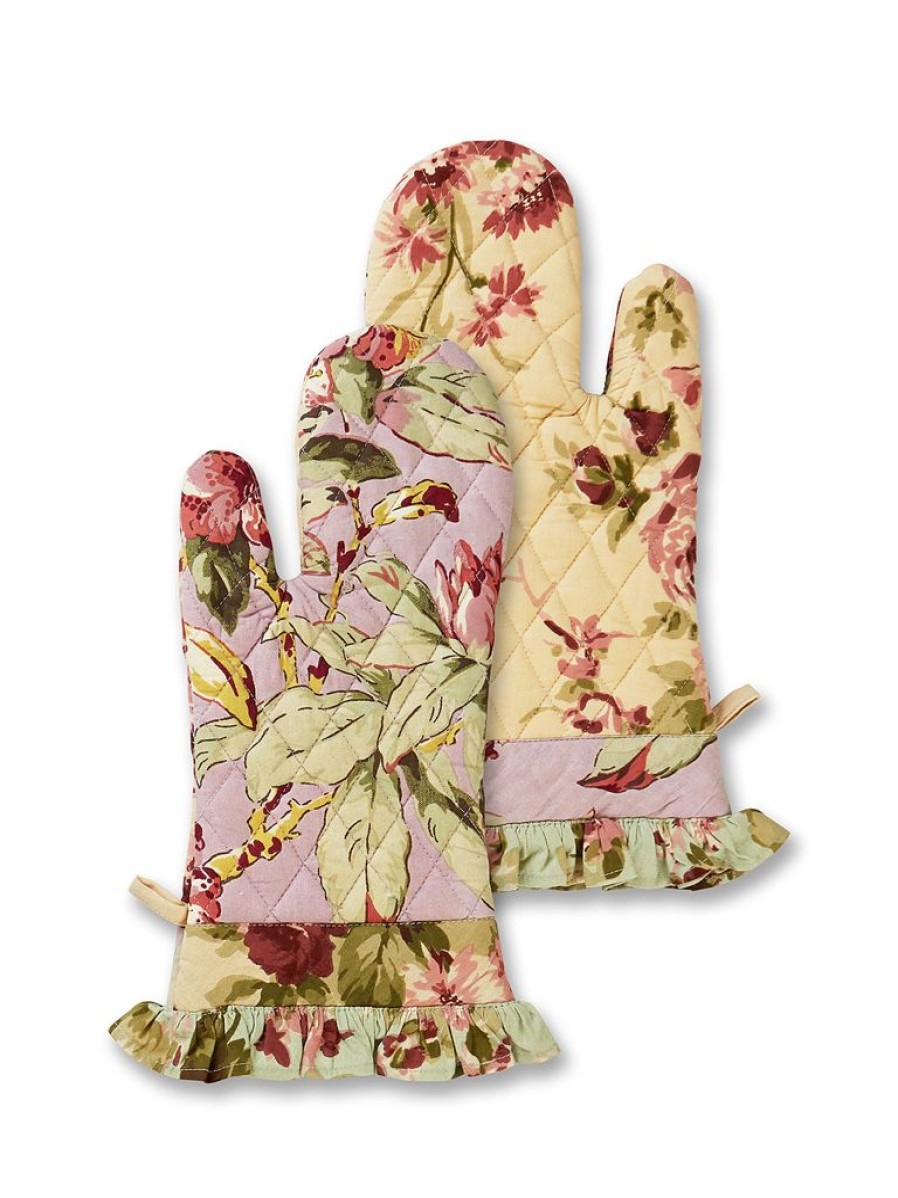 Decor April Cornell Kitchen & Table Linens | April Cornell Cottage Core Patchwork Oven Mitt