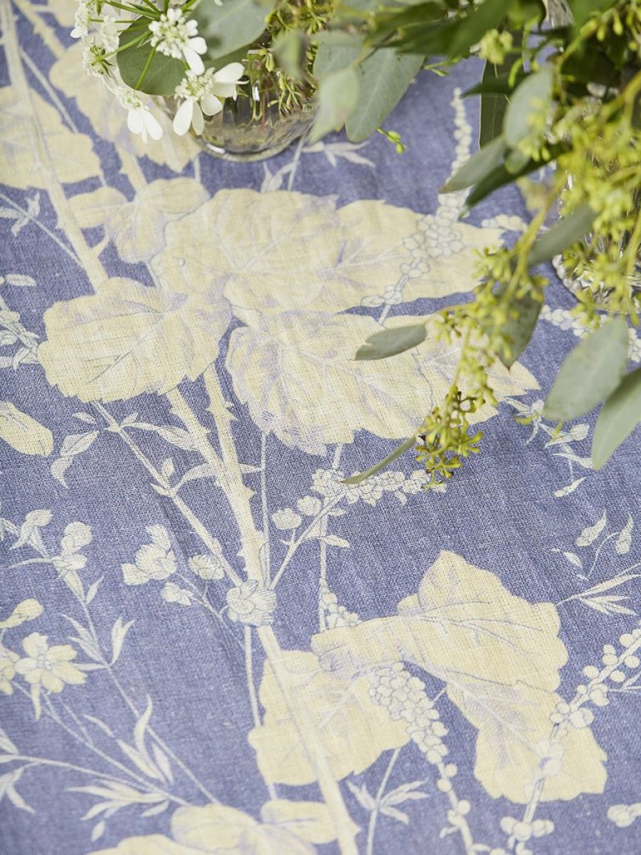 Tabletop April Cornell | April Cornell Blue Hemmingway Tablecloth, 54" X 54"