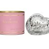 Decor Waterford Home Accents | Waterford Giftology Heart Box 4.5" (Pink Tube)