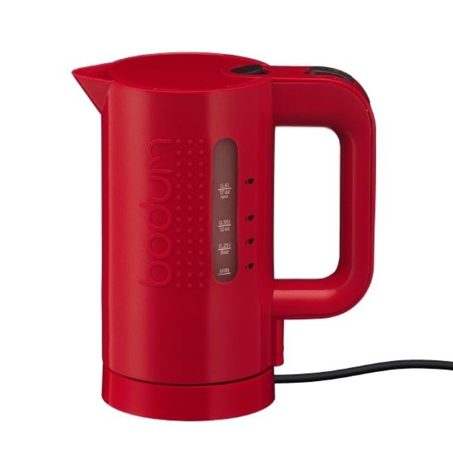 Tea Time Bodum Tea Kettles | Bodum Bistro Electric Water Kettle Red 0.5 Liter