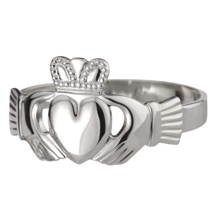 Wear Galway Crystal Rings | Ladies Claddagh Sterling Silver Ring