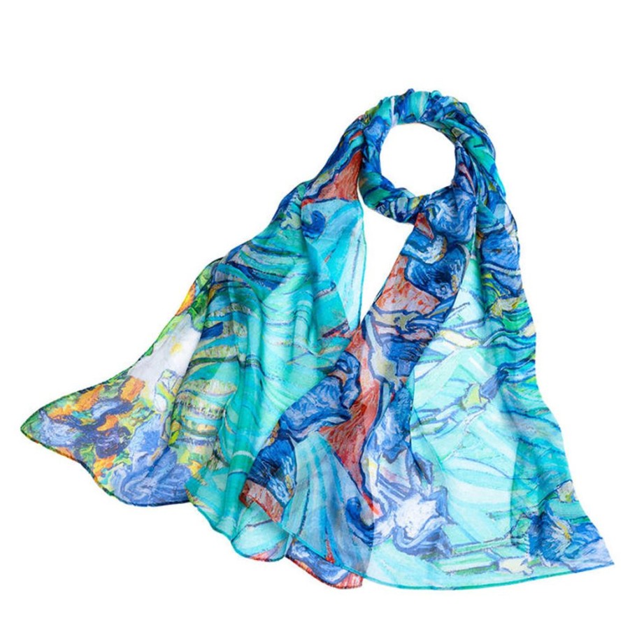 Wear British Isles | Vincent Van Gogh Iris Silk Scarf