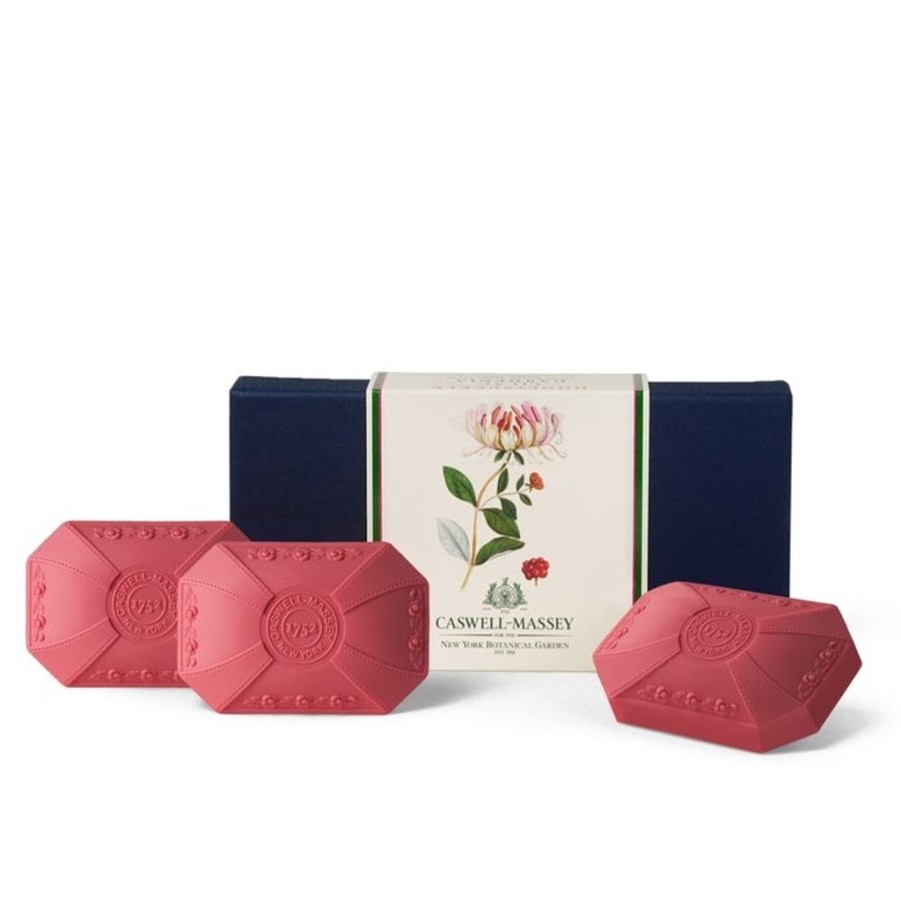 Bath & Body Caswell-Massey Bar Soaps | Caswell-Massey Honeysuckle Bath Soap, Set Of 3