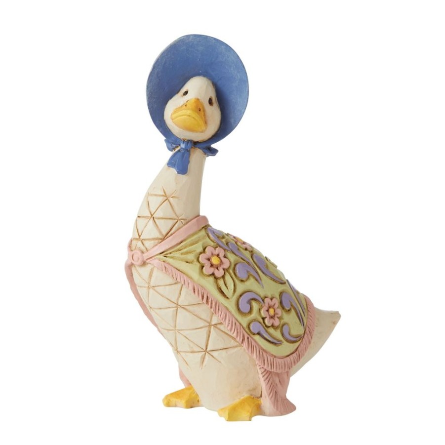 Children British Isles Peter Rabbit | Beatrix Potter X Jim Shore Jemima Puddle-Duck Mini Figurine