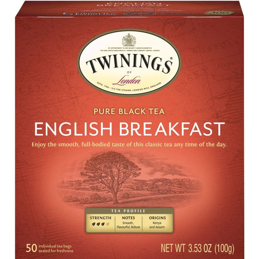 Tea Time Twinings Twinings | Twinings English Breakfast Tea - 50S (American)