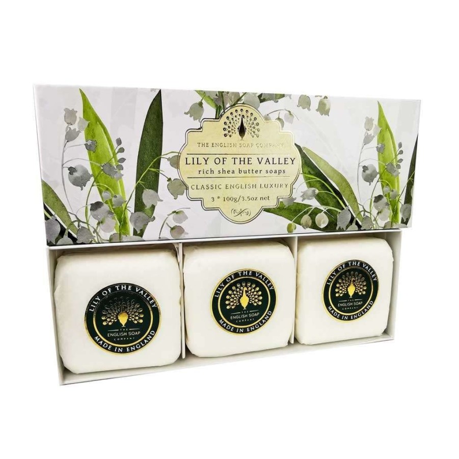 Bath & Body The English Soap Company Bar Soaps | The English Soap Company Lily Of The Valley Hand Soap Gift Set