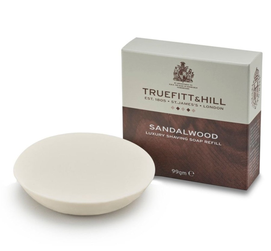 Bath & Body Truefitt & Hill Shaving Soaps & Cream | Truefitt & Hill Sandalwood Luxury Shaving Soap Refill