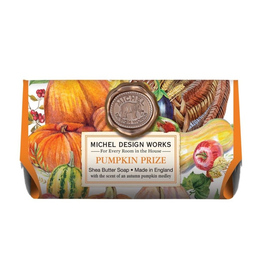 Bath & Body Michel Design Works Holiday Bar Soaps | Michel Design Works Pumpkin Prize Large Bath Soap Bar