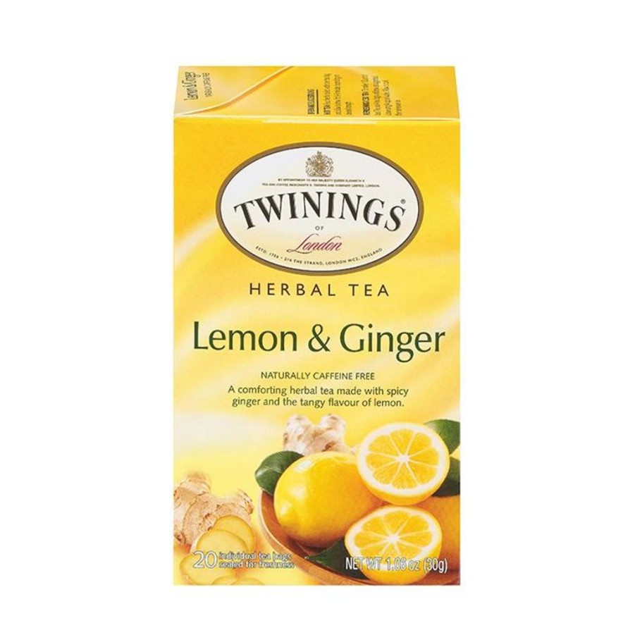 Tea Time Twinings Twinings | Twinings Lemon And Ginger Black Tea 20 Count