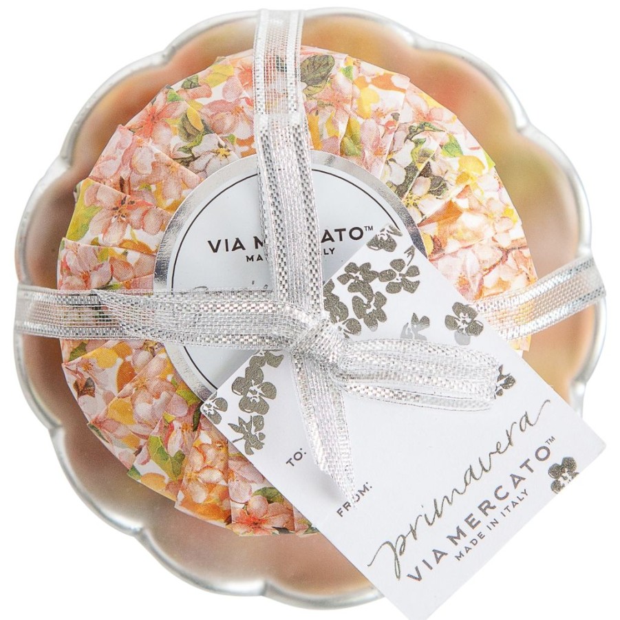 Bath & Body British Isles Bar Soaps | Via Mercato Primavera Peachblossoms Soap & Dish Set