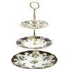 Tea Time Royal Albert Serving Plates | 100 Years Of Royal Albert 3 Tier Cake Stand English Chintz, Regency