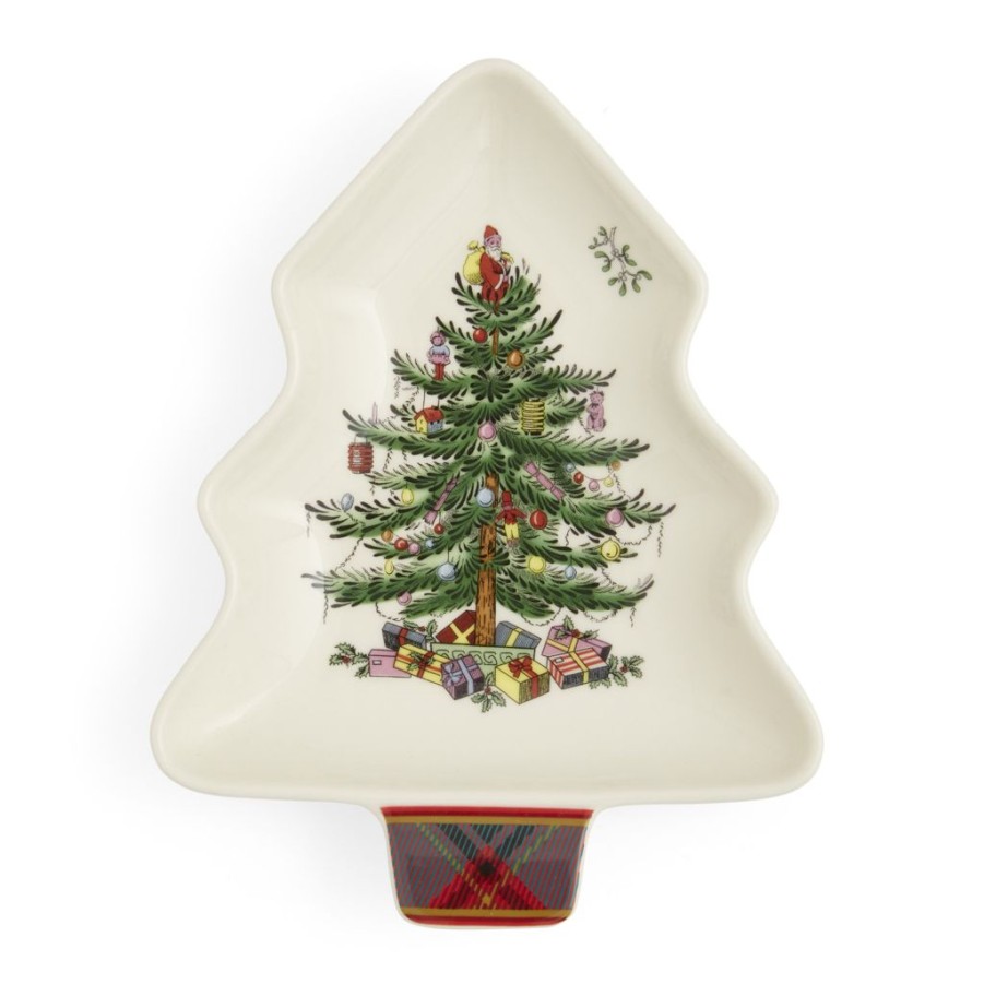 Decor Spode Kitchen Tools | Spode Christmas Tree Tartan Spoon Rest