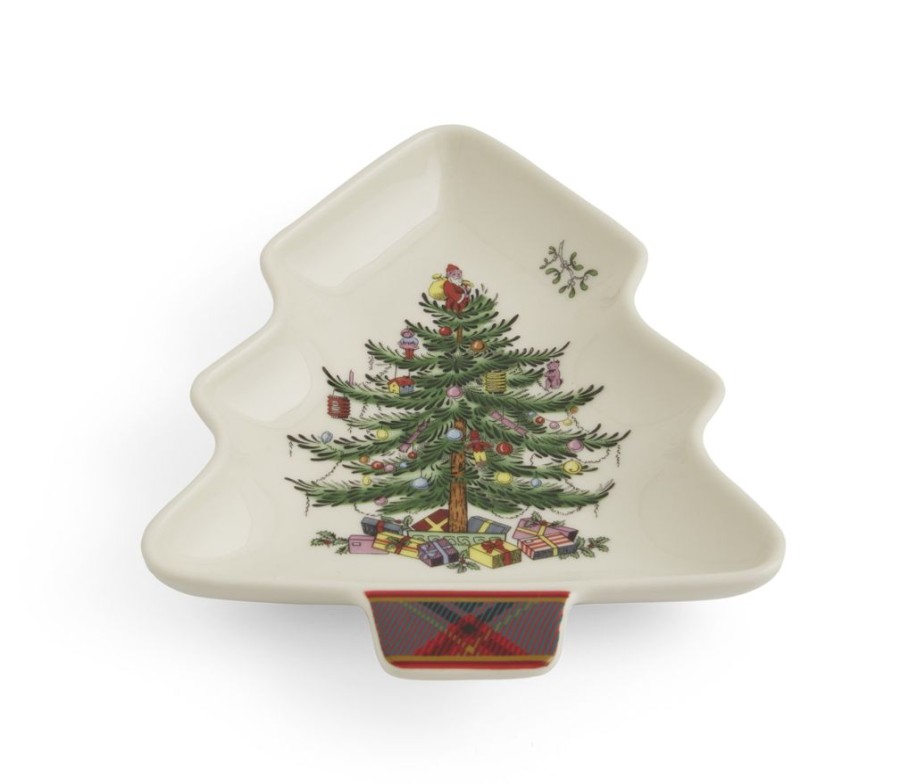 Decor Spode Kitchen Tools | Spode Christmas Tree Tartan Spoon Rest