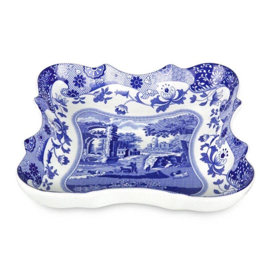 Decor Spode | Spode Blue Italian Devonia Tray 7.5"