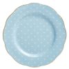 Tea Time Royal Albert Tea Plates | Royal Albert Polka Blue Vintage Salad Plate 20 Cm / 8"