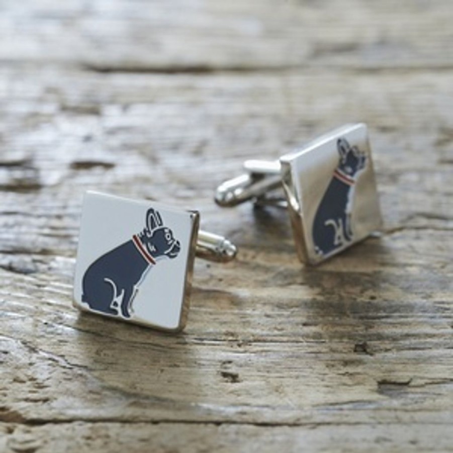 Wear British Isles | Sweet William French Bulldog Cufflinks