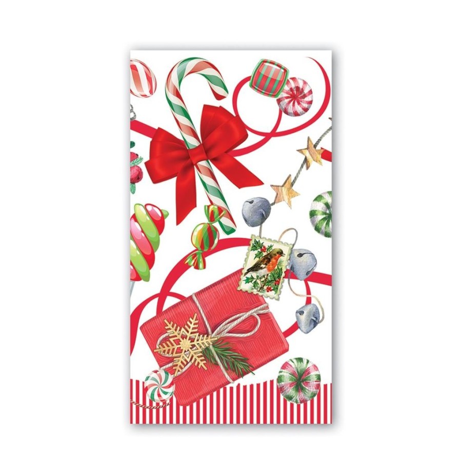 Tabletop Michel Design Works Holiday | Michel Design Works Peppermint Hostess Napkins