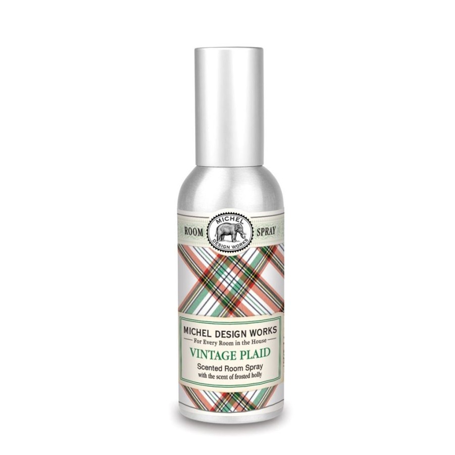 Decor Michel Design Works Holiday | Michel Design Works Vintage Plaid Room Spray