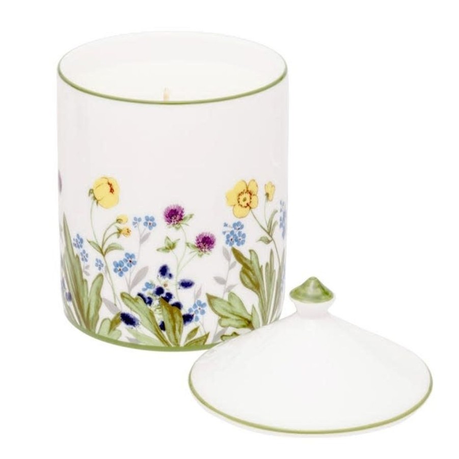 Decor Halcyon Days | Halcyon Days Highgrove Wildflower Fresh Cut Grass Scented Candle