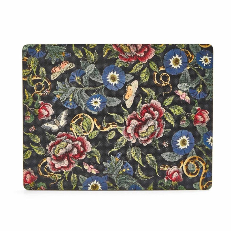 Tabletop Spode | Spode Pimpernel Creatures Of Curiosity Dark Snake Placemats