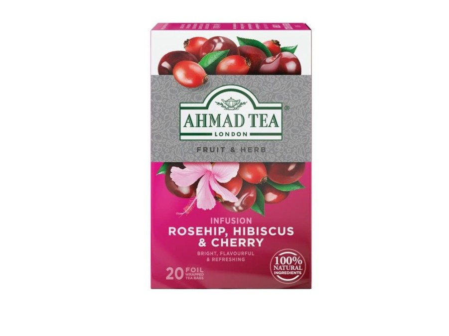 Tea Time Ahmad Tea Ahmad Tea | Ahmad Rosehip, Hibiscus & Cherry 20 Count