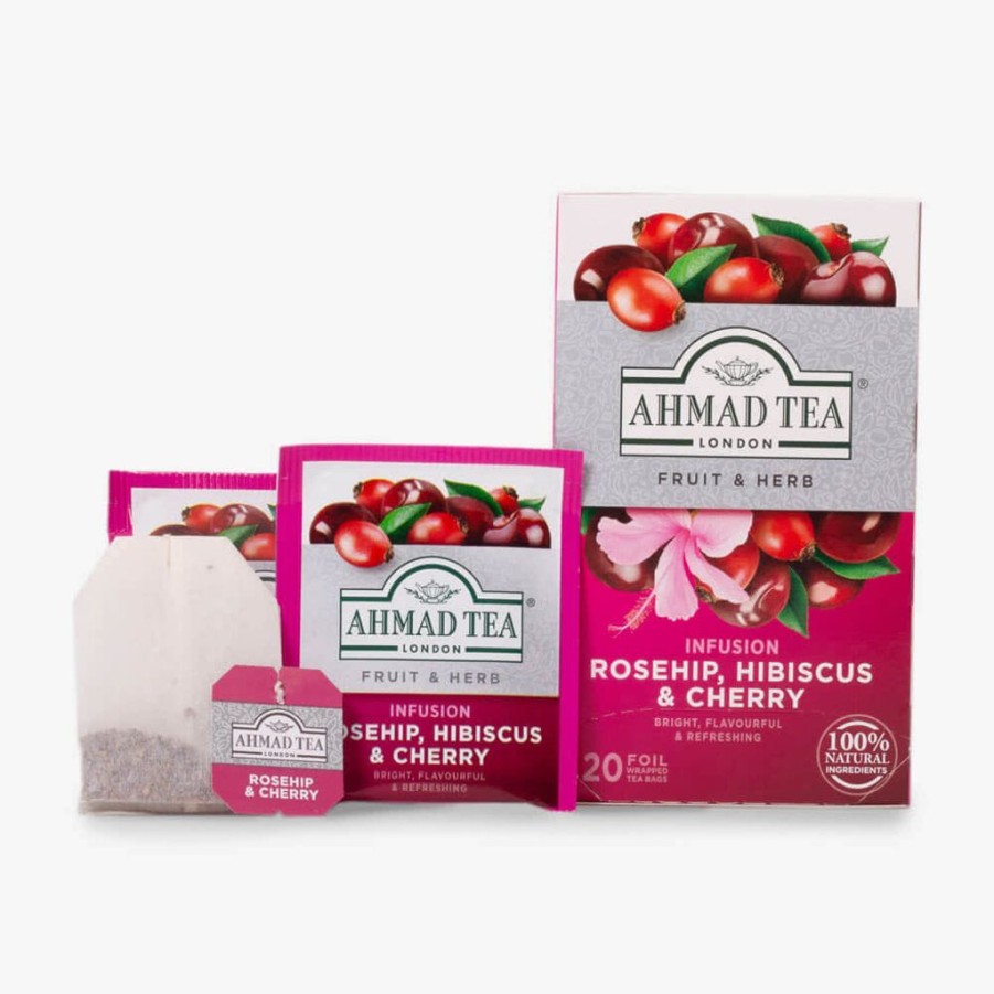 Tea Time Ahmad Tea Ahmad Tea | Ahmad Rosehip, Hibiscus & Cherry 20 Count