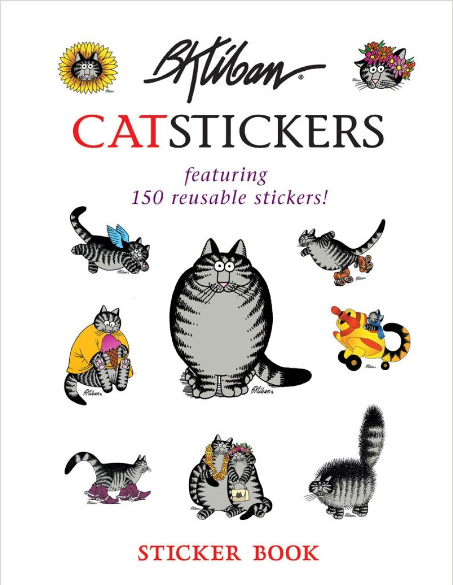 Children British Isles | B. Kliban: Cat Stickers Sticker Book