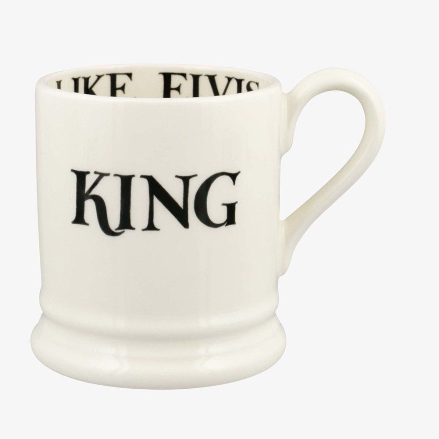 Tabletop Emma Bridgewater Emma Bridgewater | Emma Bridgewater Black Toast King 1/2 Pint Mug