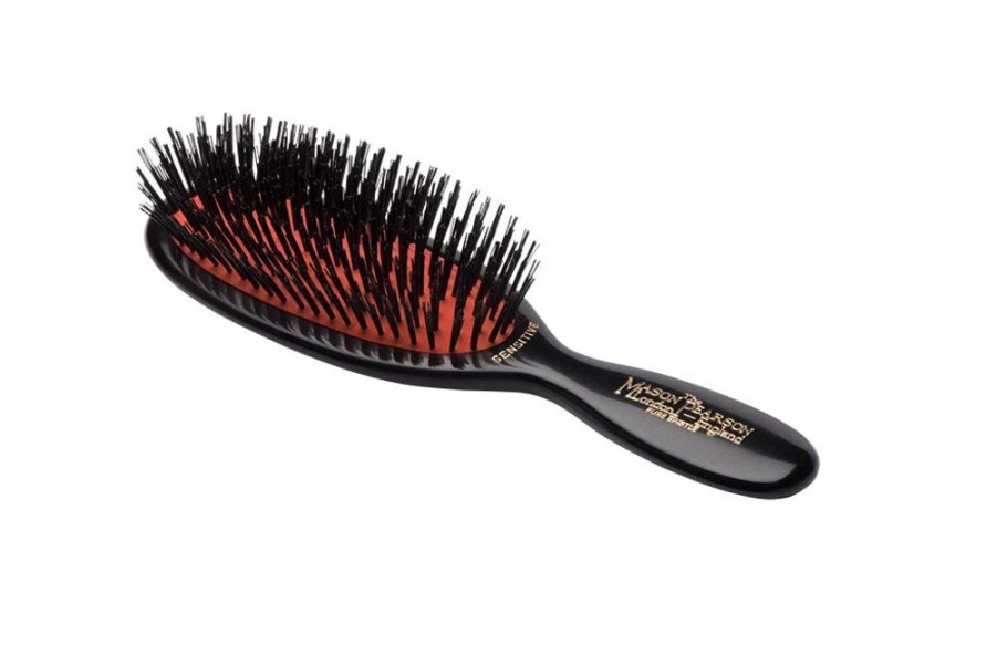 Bath & Body Mason Pearson | Mason Pearson Sb4 Pocket Sensitive Dark Ruby Brush