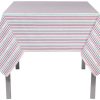 Tabletop Now Designs | North Pole Stripe Tablecloth 120 By 60