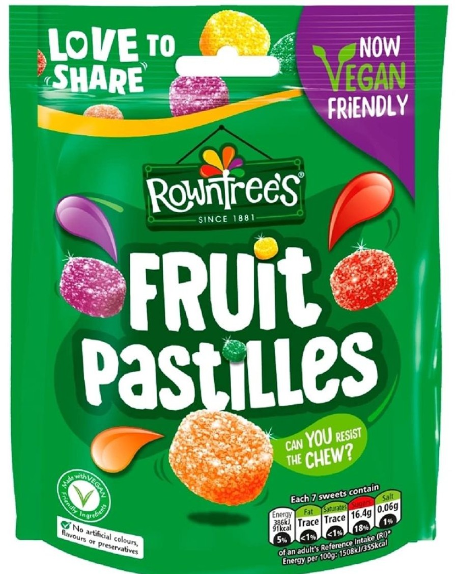 Food British Isles | Rowntree'S Fruit Pastilles Sharing Pouch 143G