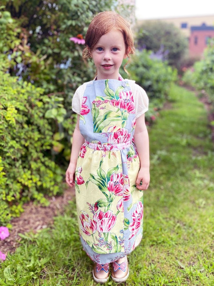 Children April Cornell | April Cornell Blooming Garden Kids Apron