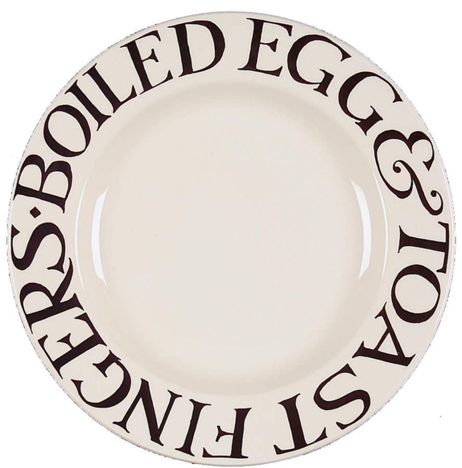 Tabletop Emma Bridgewater Emma Bridgewater | Emma Bridgewater Black Toast & Marmalade Bread And Butter Plate