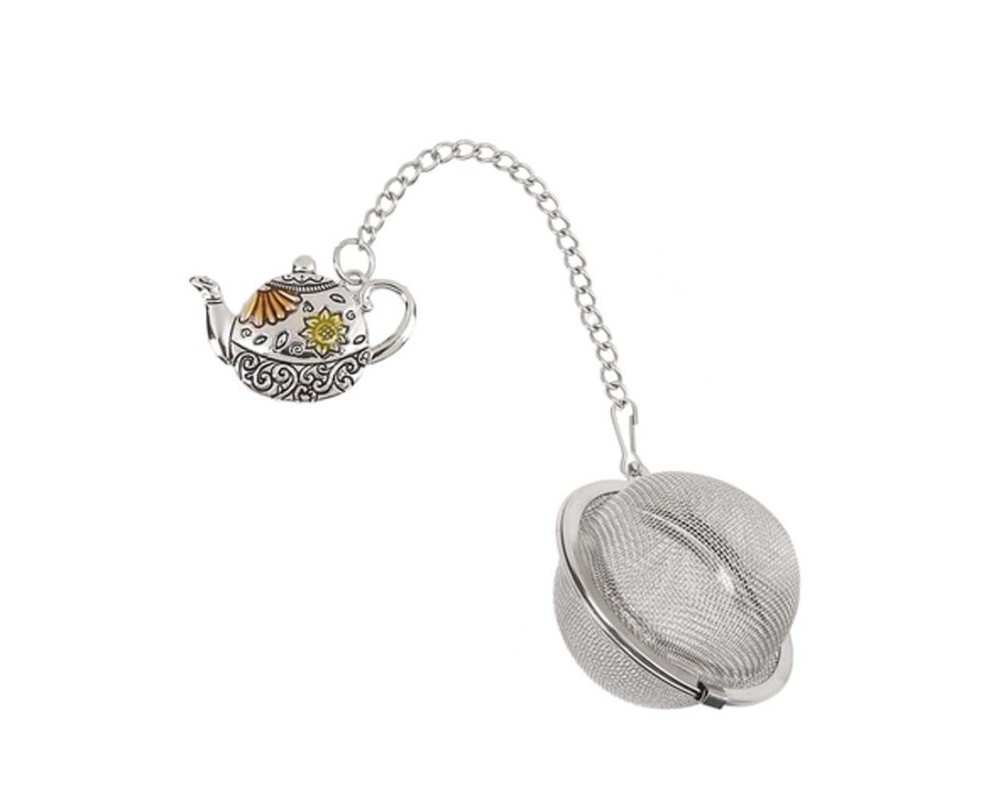 Tea Time GANZ Strainers, Infusers & Spoons | Sunflower Teapot Tea Infuser